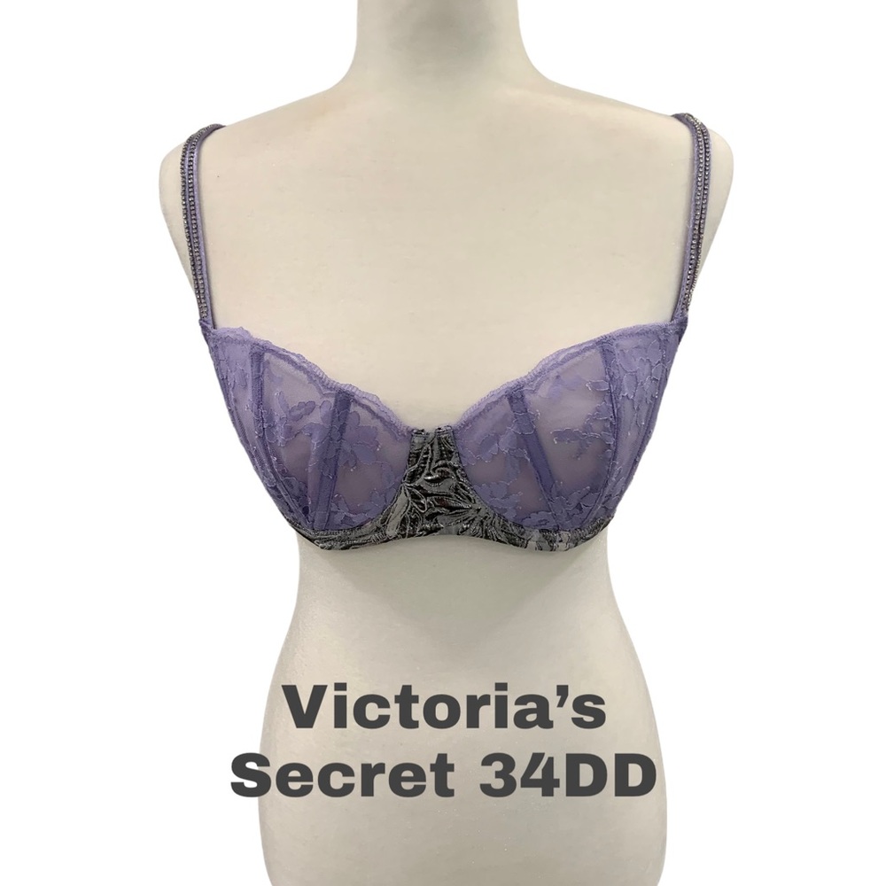 Victoria’s Secret corset style bra with jeweled detailed straps.